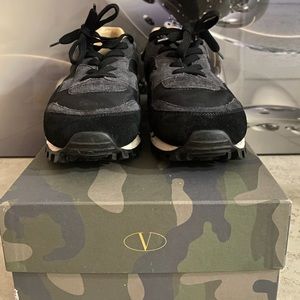 Valentino Black/Grey Army Sneakers
